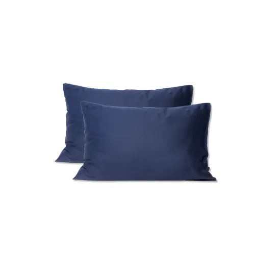 Clean Sleep Silver Ion Pillowcase - Midnight Blue Pair
