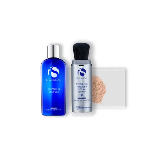 Perfectint Powder SPF 40 Cream + Cleansing Complex (2oz) Bundle